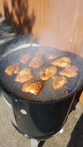 Chicken Breasts On The Smoker